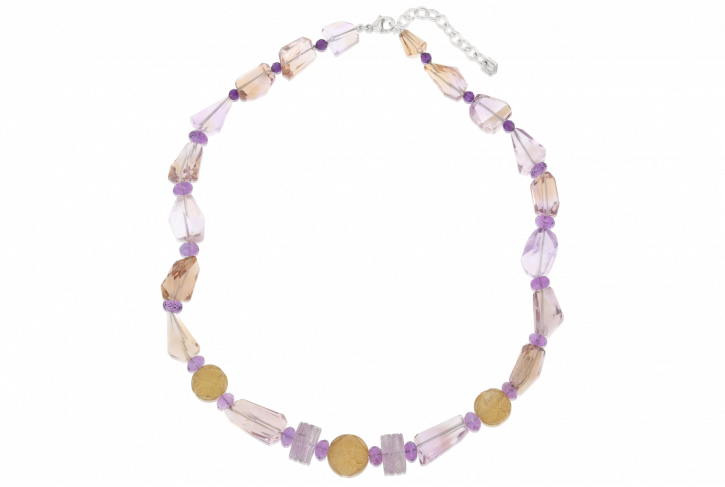 Limited Edition Champagne and Lavender Bauble Necklace
