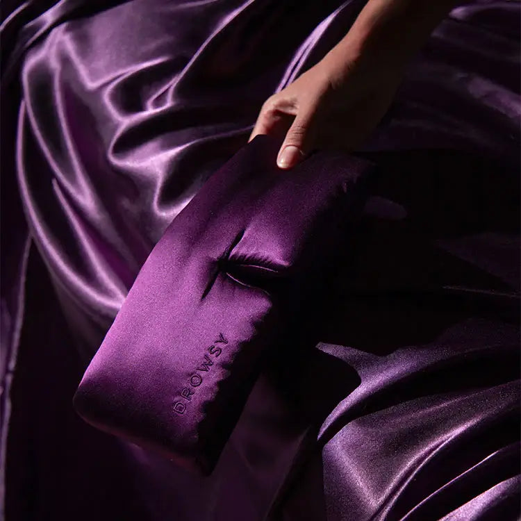 Purple Martini Silk Sleep Mask