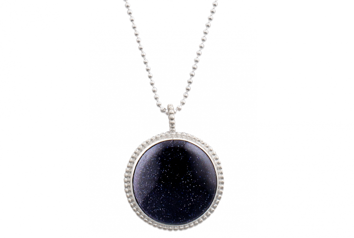 Starry Night Pendant w/ 20in Ball Chain