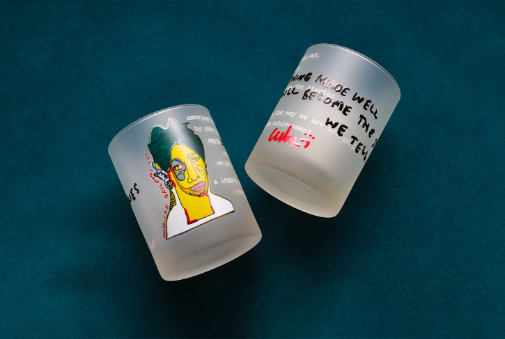 Cubs The Poet American Brilliant Cut Glasses