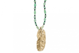Banana Leaf Aventurine Necklace