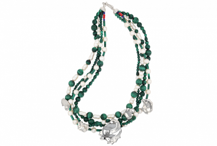 Oysters Rockefeller Necklace