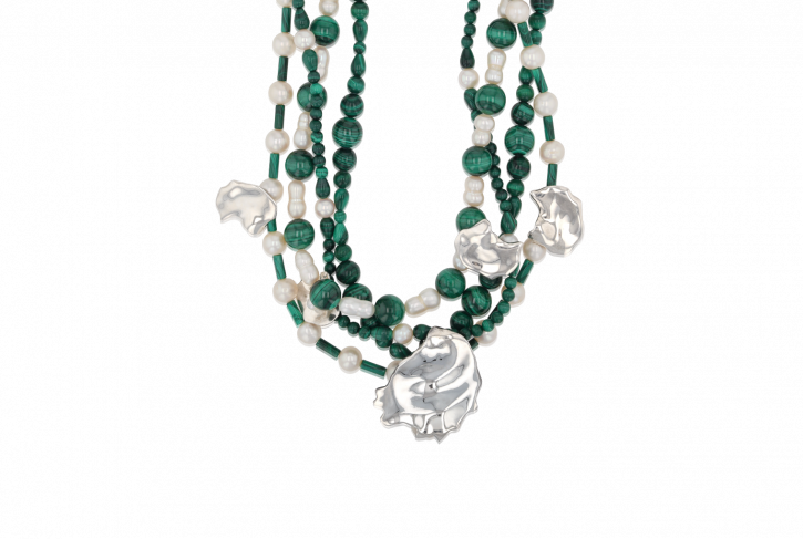 Oysters Rockefeller Necklace