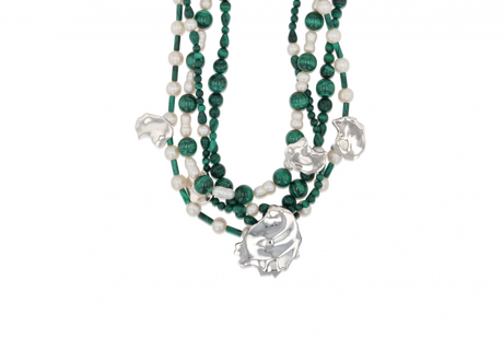 Oysters Rockefeller Necklace