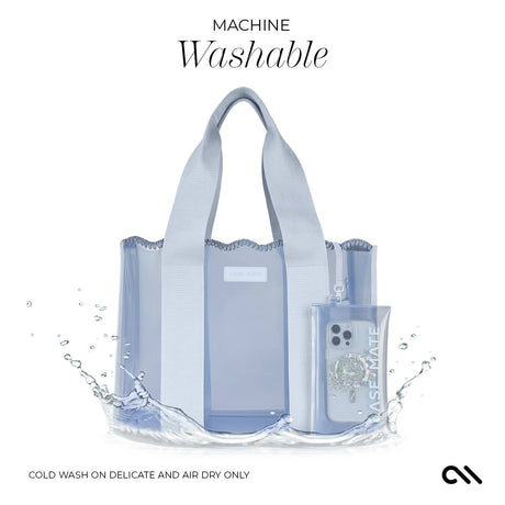Case-Mate Carolina Blue Crochet Wave Jelly Tote Bag