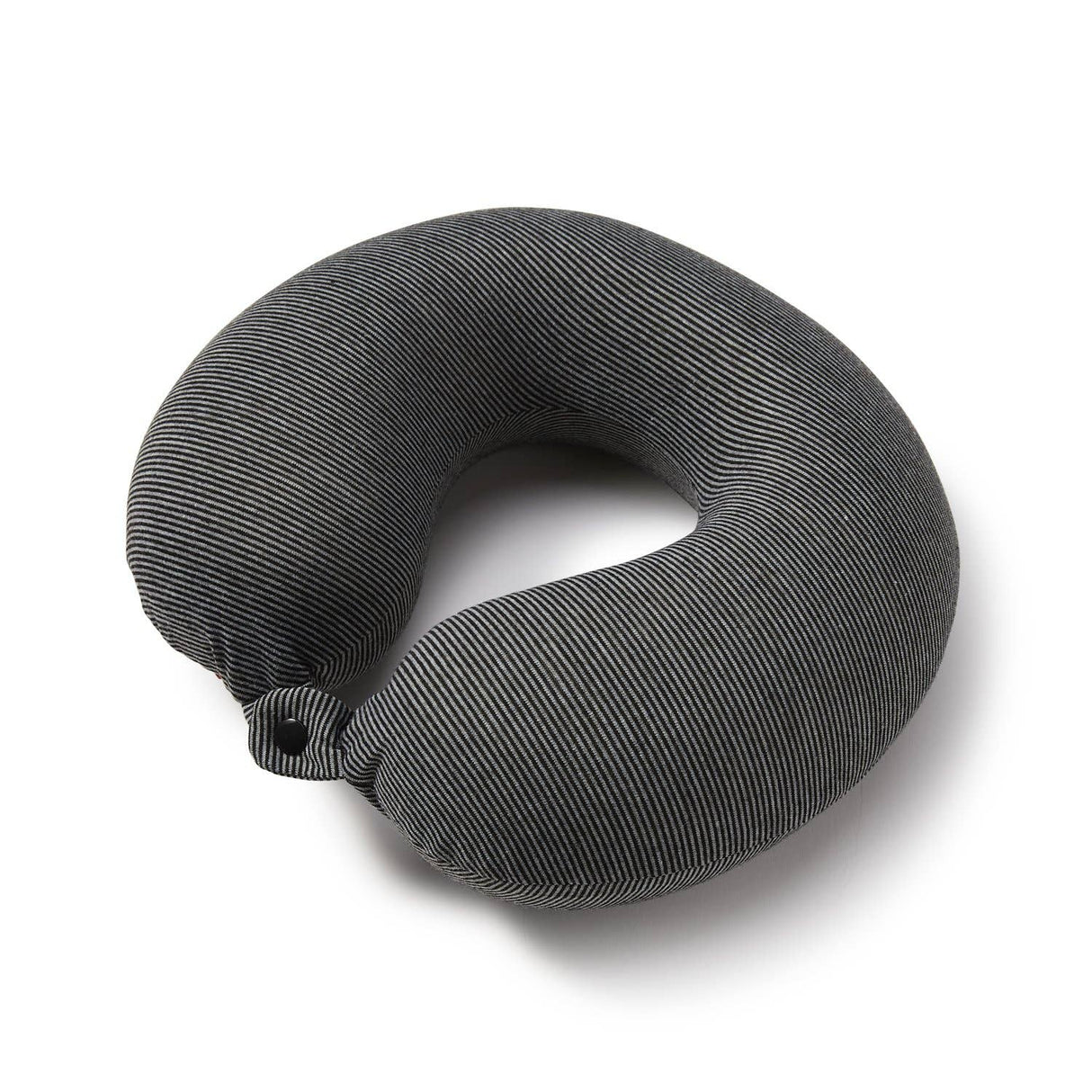 Memory Foam Neck Pillow - Black Stripe