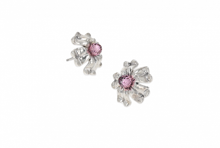Float Flower Earstuds