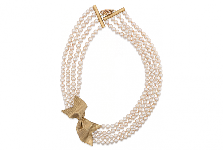 Twist Bow Necklace
