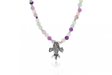 Iris Fluorite Necklace