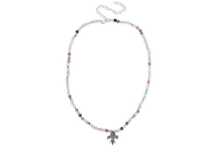 Iris Fluorite Necklace