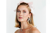 Bow Dangle Freshwater Pearl Earrings
