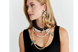 Bow Dangle Freshwater Pearl Earrings