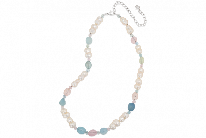 Wonderland Cotton Candy Pearl Necklace