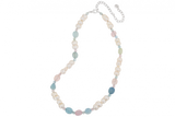 Wonderland Cotton Candy Pearl Necklace