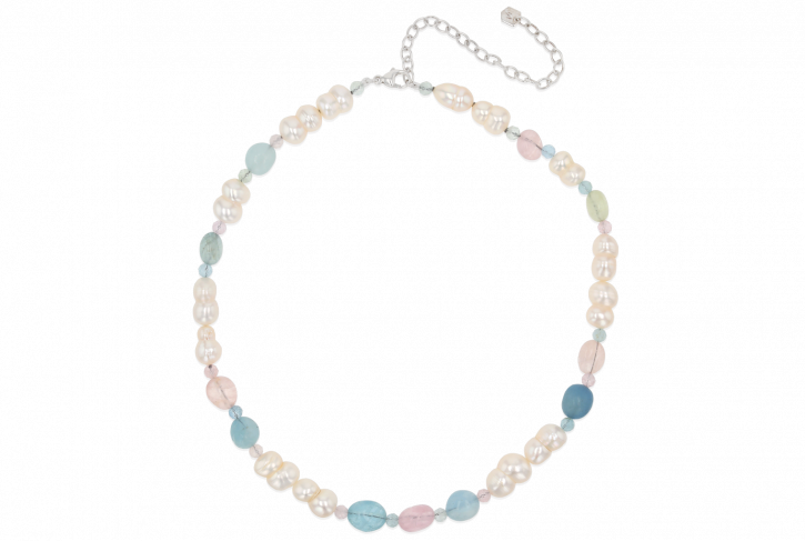 Wonderland Cotton Candy Pearl Necklace
