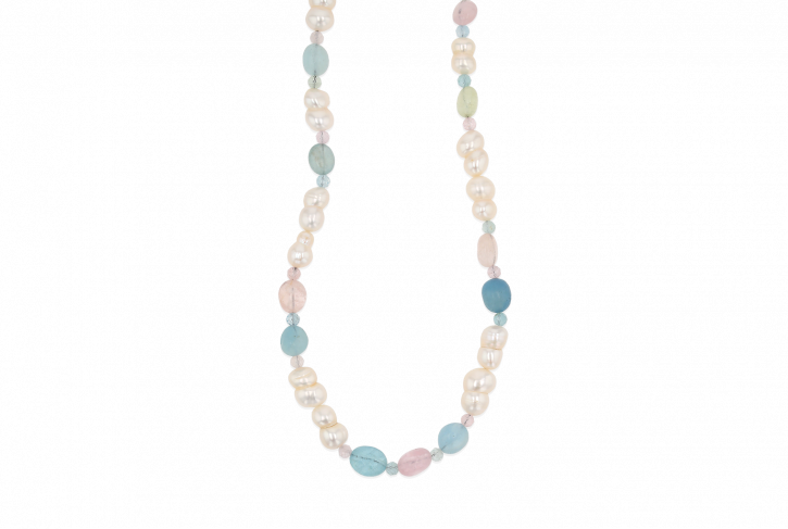 Wonderland Cotton Candy Pearl Necklace