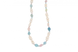 Wonderland Cotton Candy Pearl Necklace