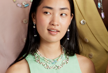 Wonderland Cotton Candy Pearl Necklace