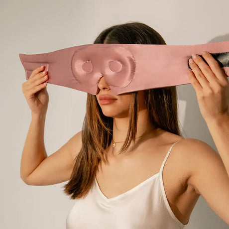 Damask Rose Eyelash Protecting Sleep Mask