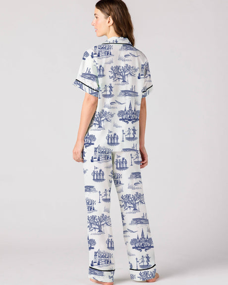 New Orleans Toile Pajama Pants Set