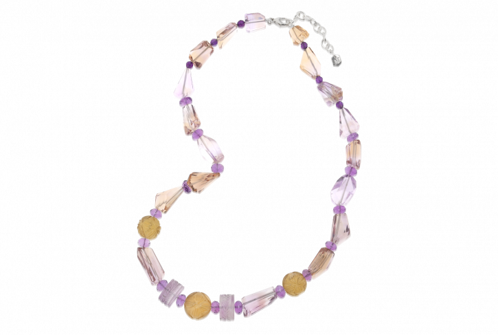 Limited Edition Champagne and Lavender Bauble Necklace