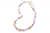 Limited Edition Champagne and Lavender Bauble Necklace