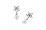 Jasmine Flower Freshwater Pearl Earrings