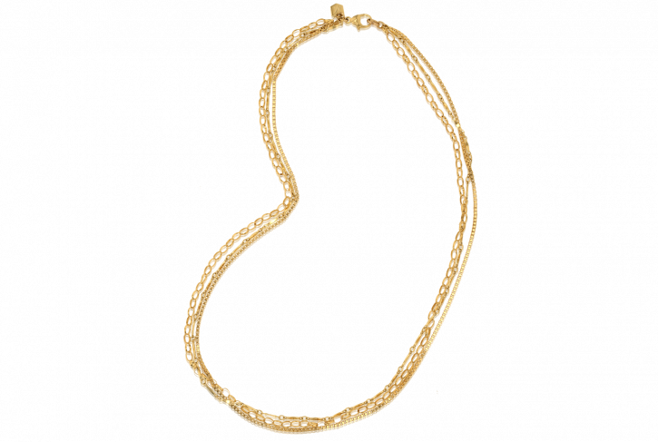 Schema Triple Chain Necklace