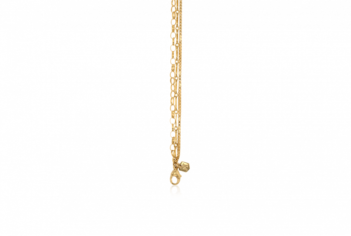 Schema Triple Chain Necklace