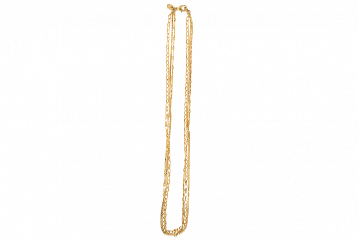 Schema Triple Chain Necklace