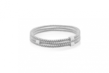 Halo Bangle Sterling Silver