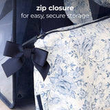 Case-Mate Something Navy Bow Crinkle Makeup Bag