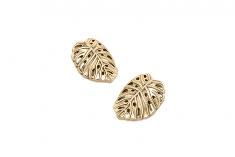 Monstera Earrings