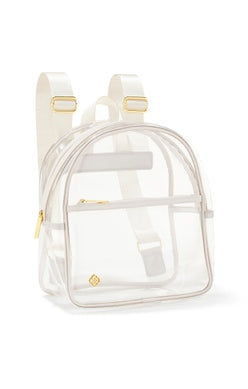 Clear Back Pack Gold Clear – Bumble Lane