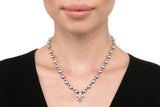 Fleur de Lis Pearl Moonstone Necklace
