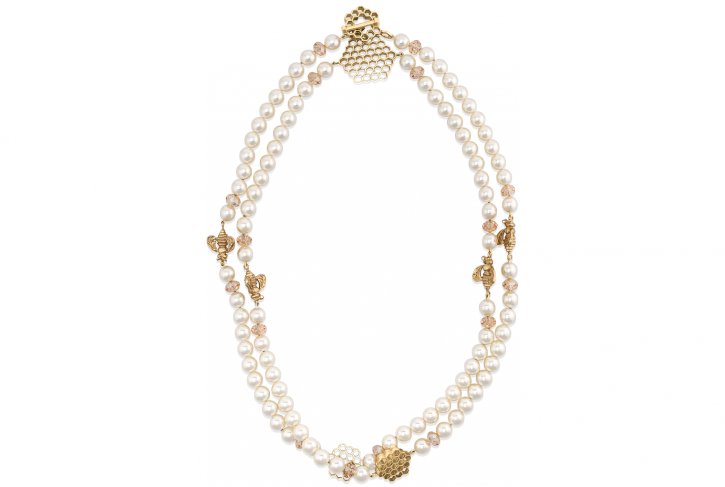 Hive Pearl Station Necklace