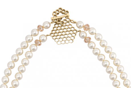 Hive Pearl Station Necklace