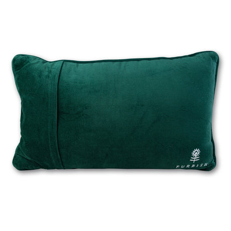Caviar and Cash Needlepoint Pillow