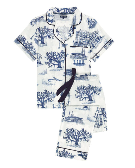 New Orleans Toile Pajama Pants Set