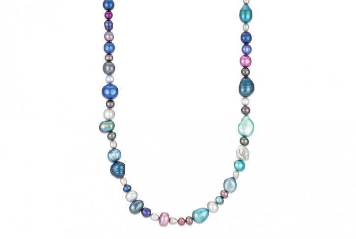 Cool Mixed Pearl Toggle Necklace