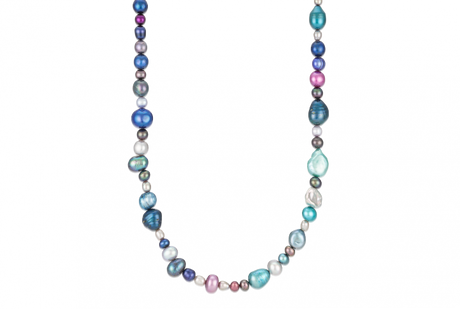Cool Mixed Pearl Toggle Necklace