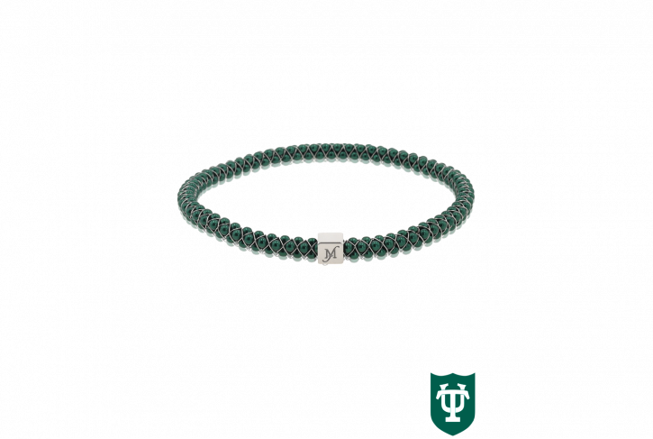 Halo Bangle Tulane Green