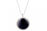 Starry Night Pendant w/ 20in Ball Chain