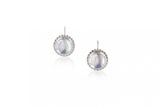 Crescent Moonstone Dangles