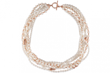 Red Beans and Rice Multi Strand Necklace