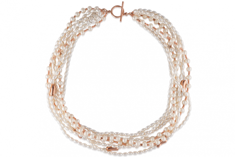 Red Beans and Rice Multi Strand Necklace