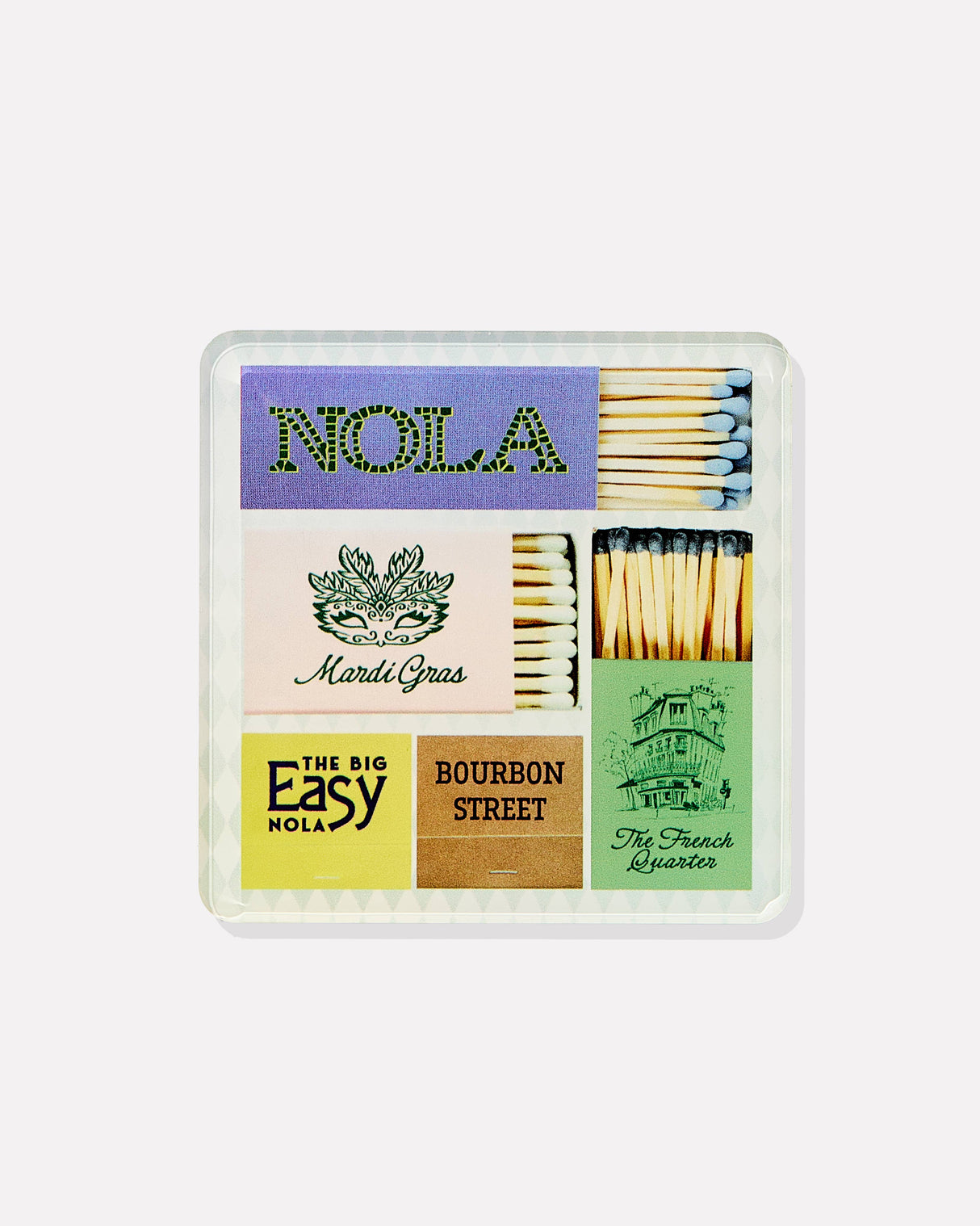 New Orleans Matchbook Coasters