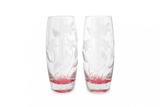 Jasmine Stemless Champagne Flutes in Hand Cut Crystal