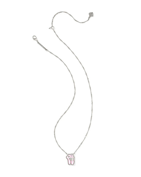 Ballet Silver Short Pendant Necklace