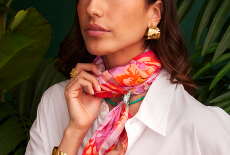 Banana Leaf Earhoops